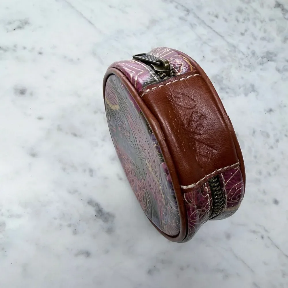 Patricia Nash Diamante Leather Jewelry Case